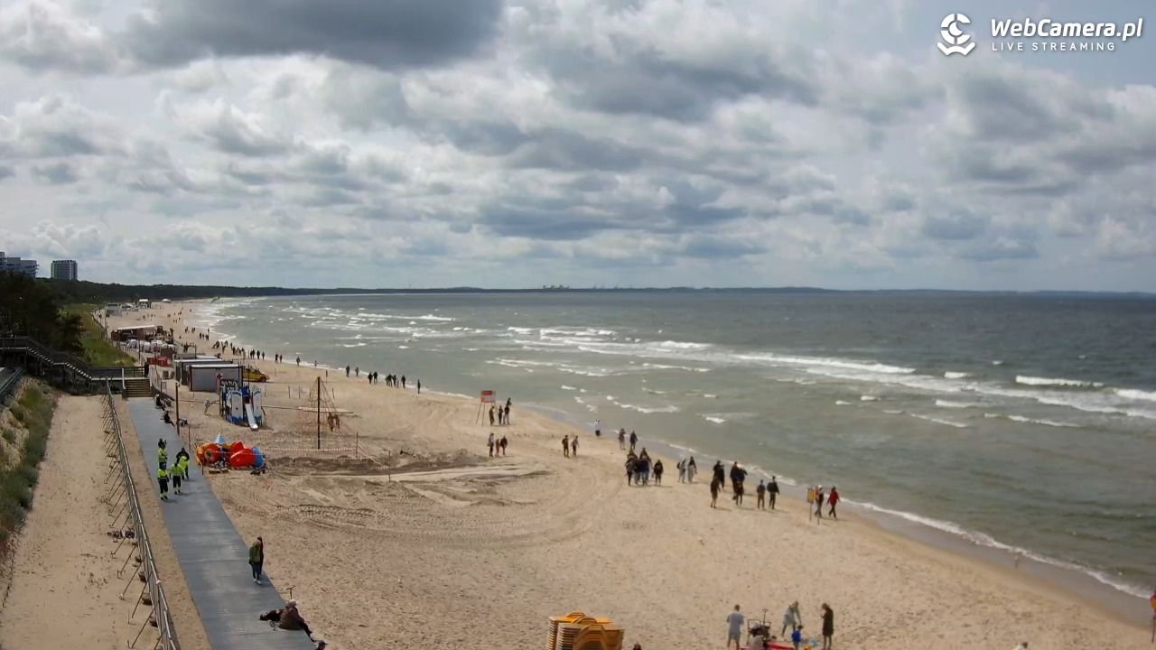 Międzyzdroje - widok na plażę - 09 czerwiec 2025, 14:18