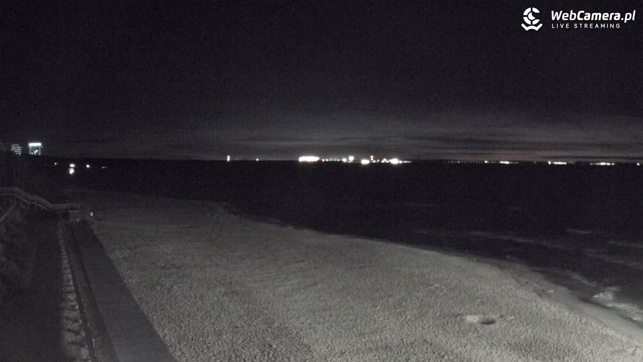 Międzyzdroje - widok na plażę - 13 październik 2025, 19:39