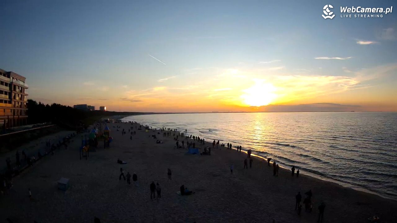Międzyzdroje - widok na plażę - 26 wresień 2026, 18:40