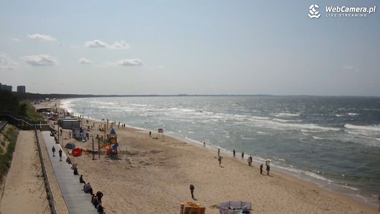 Międzyzdroje - widok na plażę - 11 czerwiec 2025, 15:38