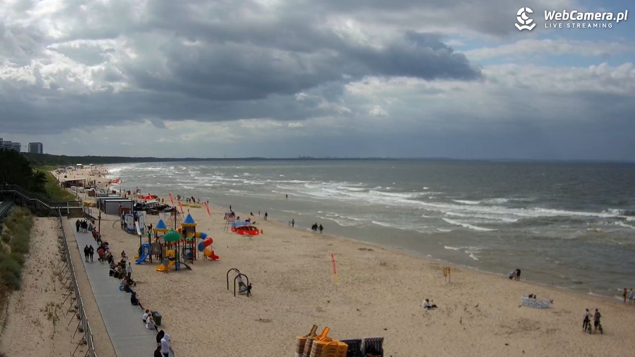 Międzyzdroje - widok na plażę - 06 sierpień 2025, 15:01