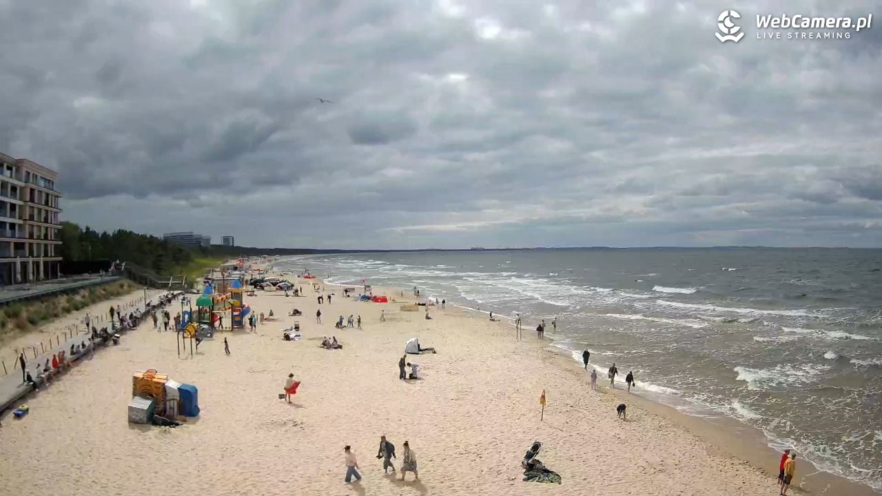 Międzyzdroje - widok na plażę - 07 sierpień 2026, 15:26