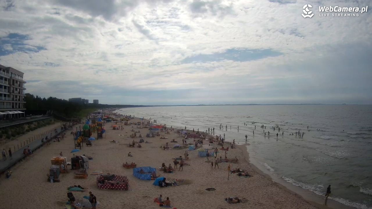 Międzyzdroje - widok na plażę - 21 czerwiec 2026, 16:23