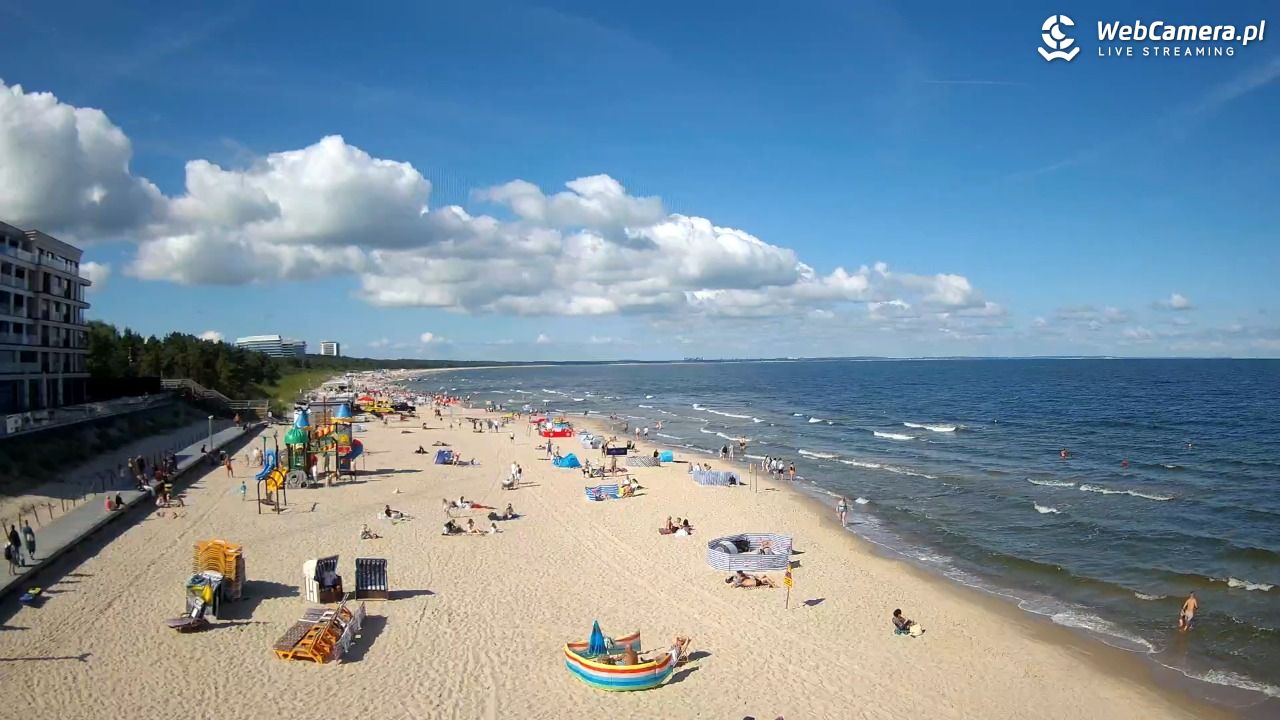 Międzyzdroje - widok na plażę - 08 sierpień 2026, 10:11