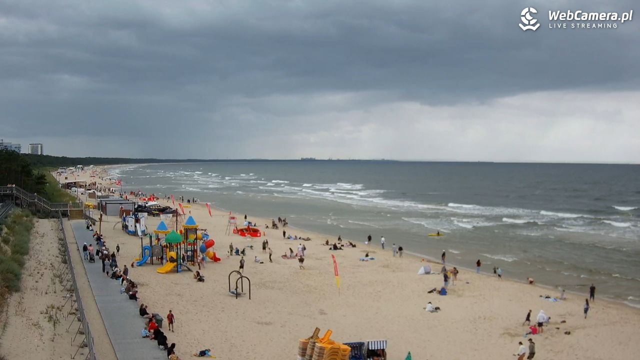 Międzyzdroje - widok na plażę - 06 sierpień 2025, 15:33