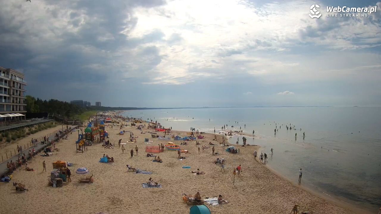 Międzyzdroje - widok na plażę - 20 czerwiec 2026, 16:36
