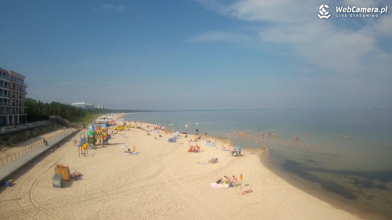 Międzyzdroje - widok na plażę - 20 czerwiec 2026, 09:43