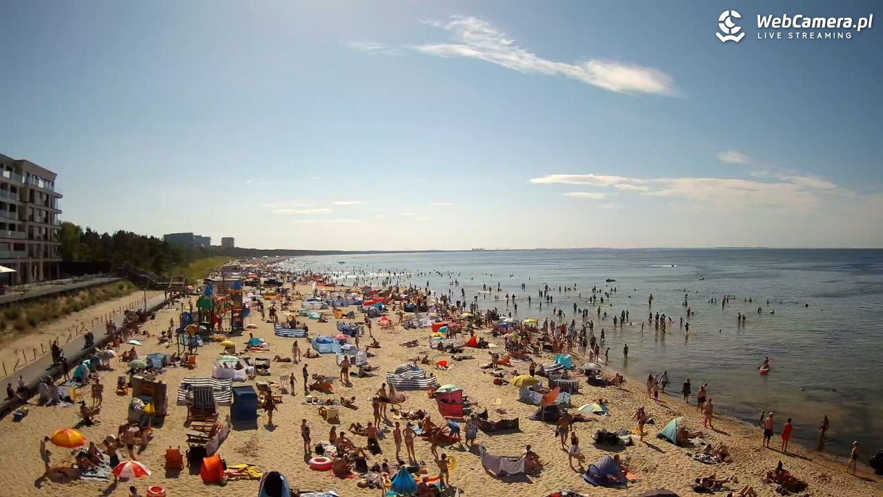 Międzyzdroje - widok na plażę - 09 sierpień 2026, 16:01