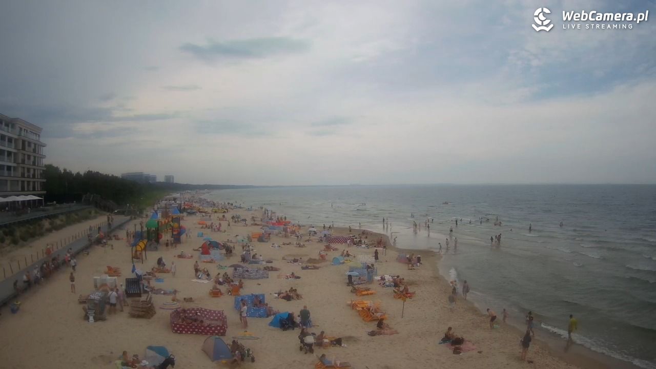 Międzyzdroje - widok na plażę - 21 czerwiec 2026, 14:20