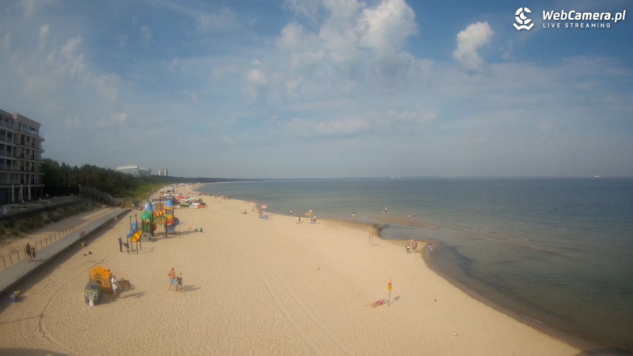 Międzyzdroje - widok na plażę - 21 czerwiec 2026, 09:03