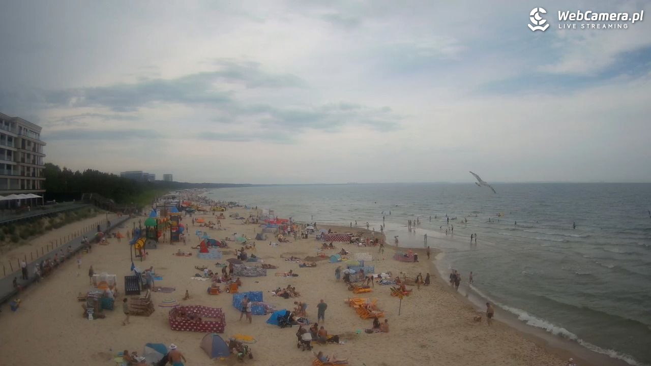 Międzyzdroje - widok na plażę - 21 czerwiec 2026, 14:29