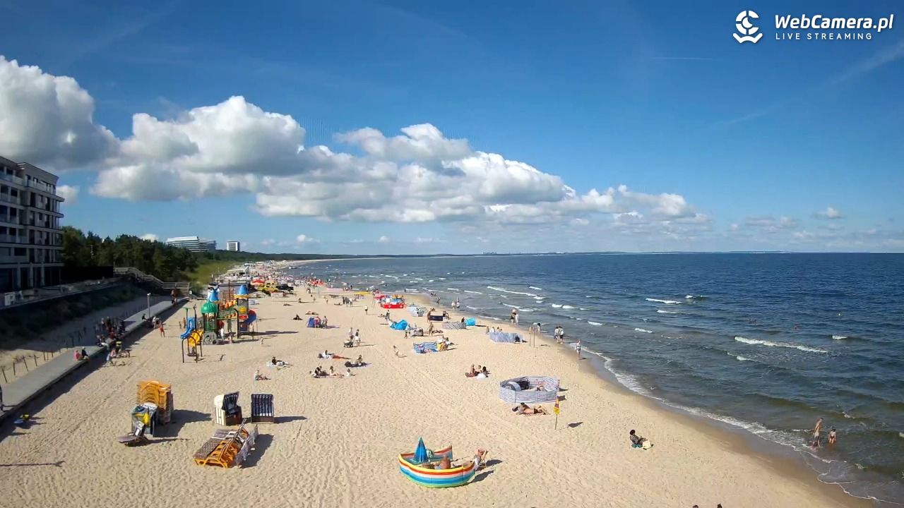 Międzyzdroje - widok na plażę - 08 sierpień 2026, 10:11