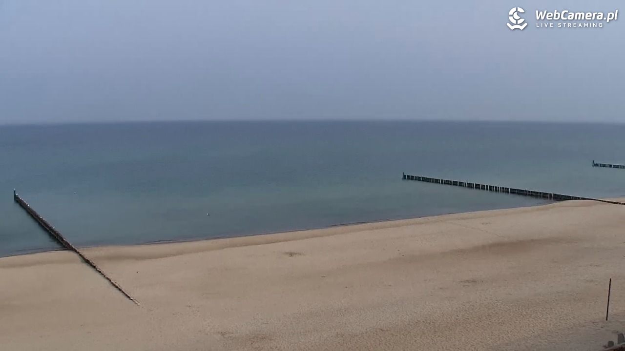 MIELNO - widok na plażę - 24 marzec 2026, 09:20