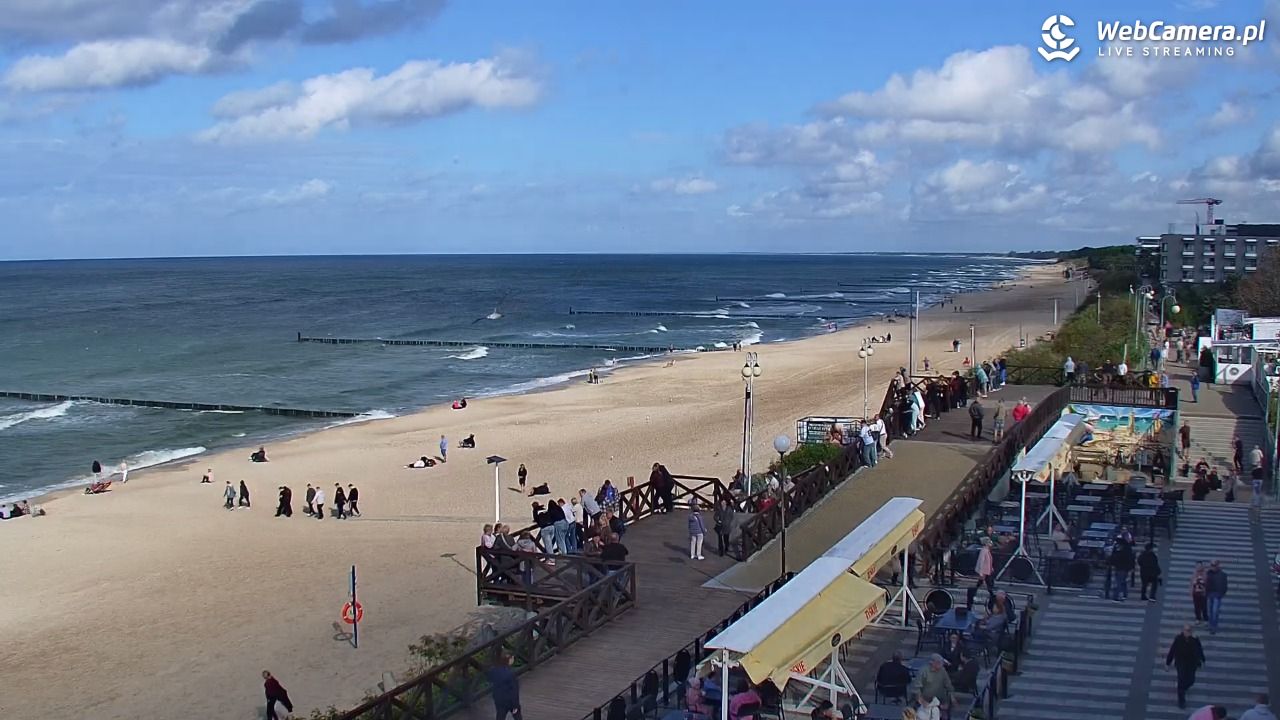 MIELNO - widok na plażę - 20 wresień 2026, 14:24