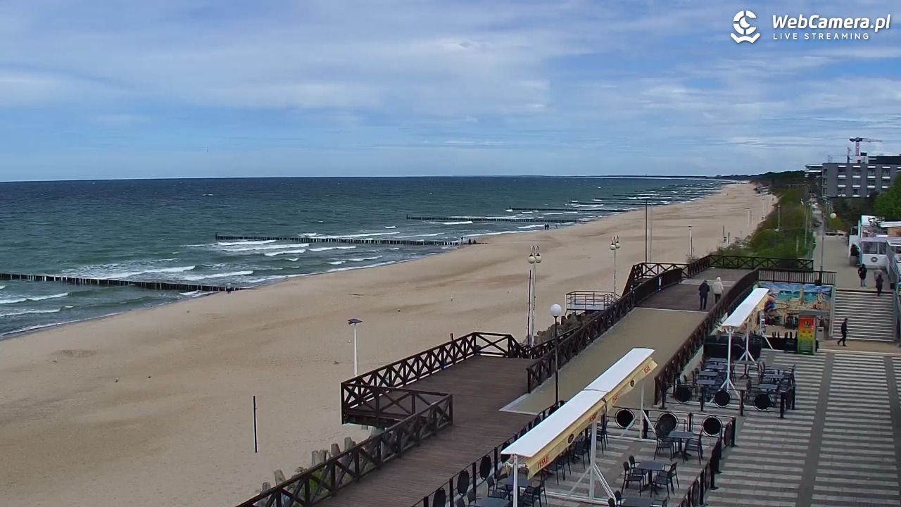 MIELNO - widok na plażę - 08 maj 2026, 13:22