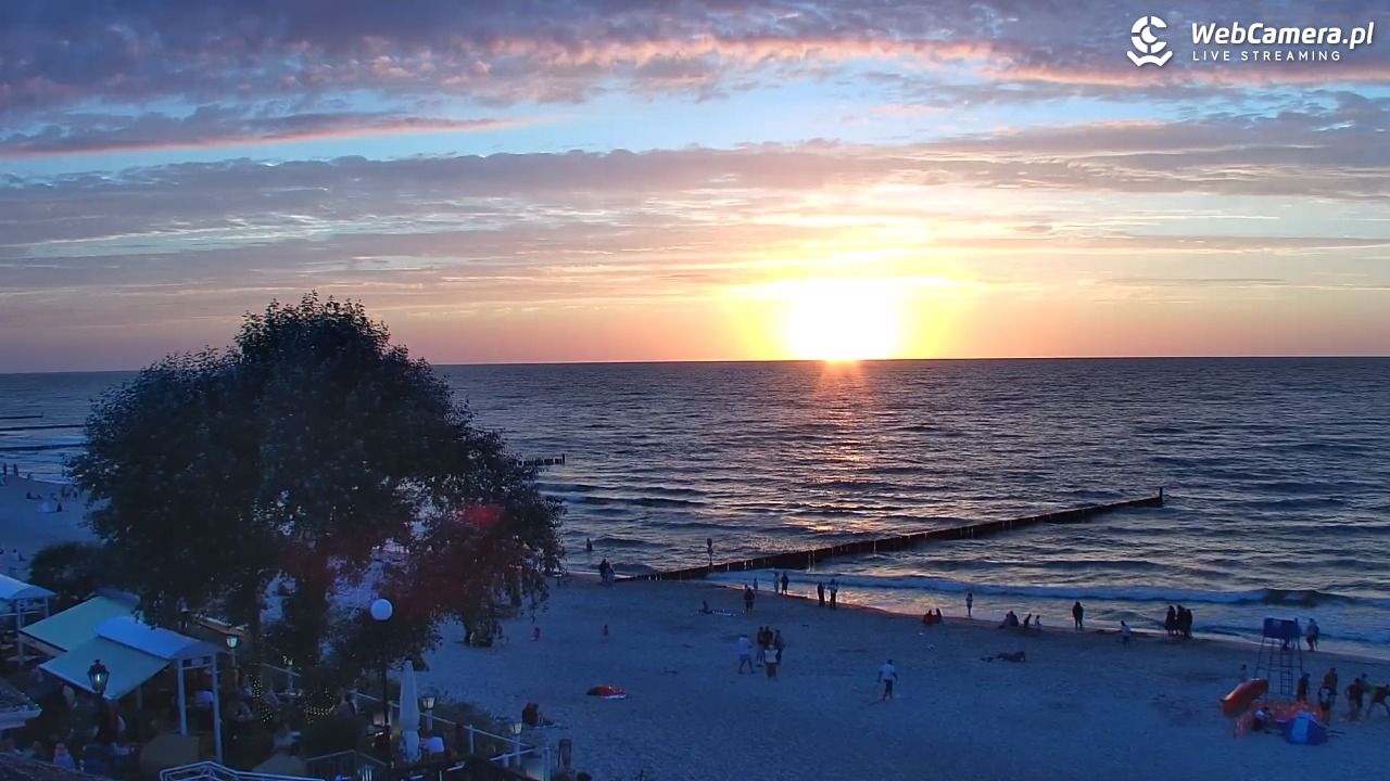 MIELNO - widok na plażę - 06 sierpień 2026, 20:37