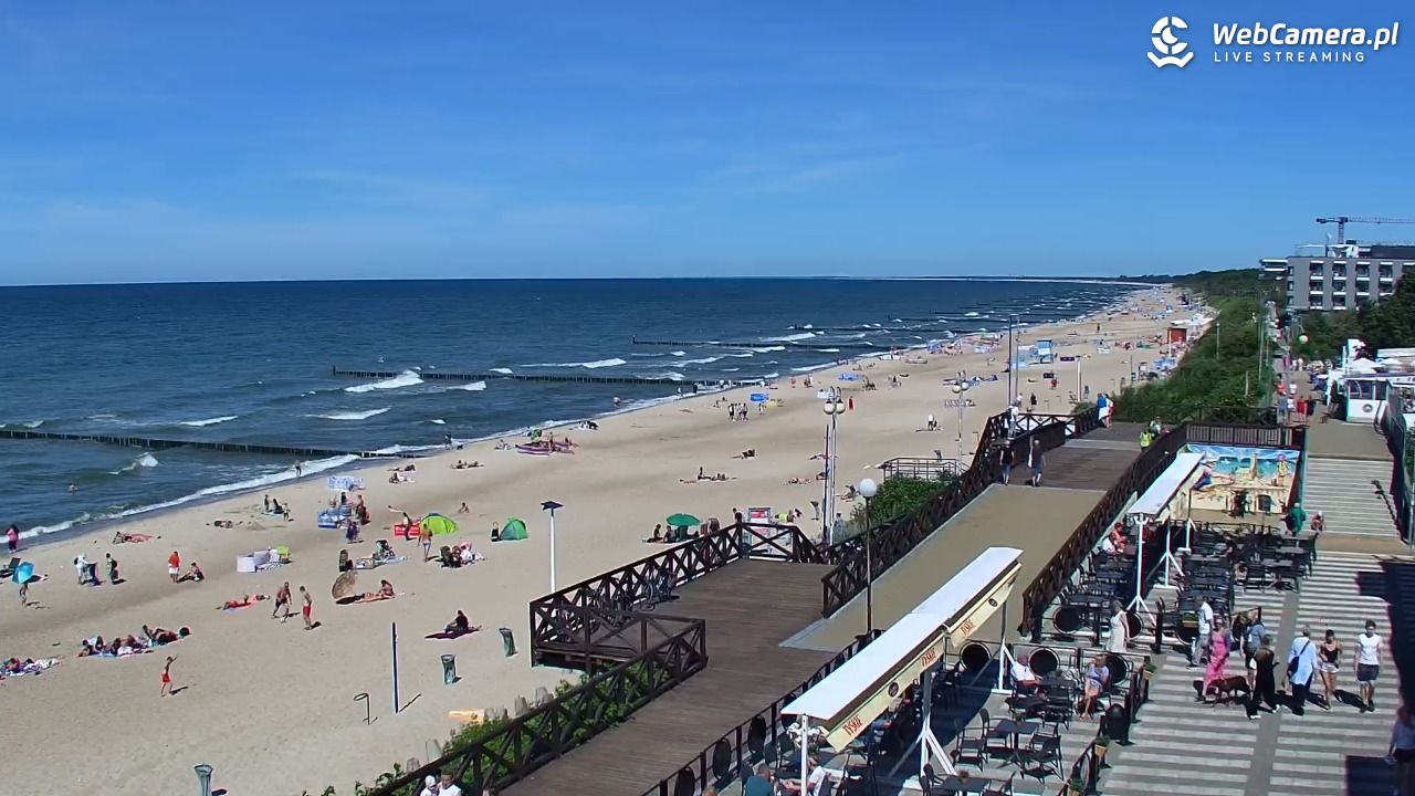 MIELNO - widok na plażę - 22 czerwiec 2026, 15:21