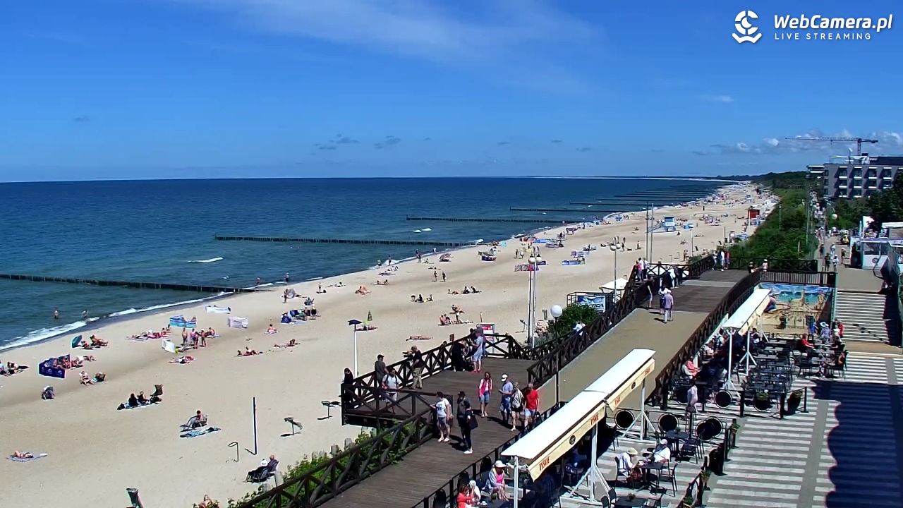 MIELNO - widok na plażę - 23 czerwiec 2026, 13:48