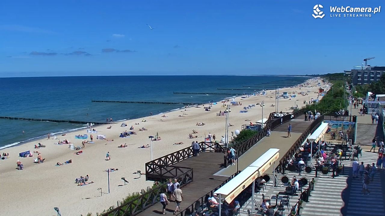 MIELNO - widok na plażę - 23 czerwiec 2026, 12:56