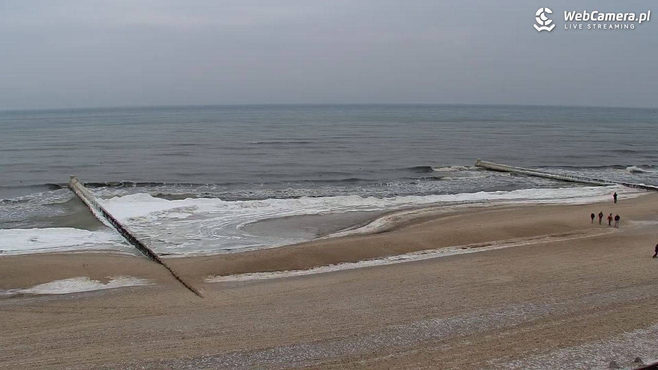 MIELNO - widok na plażę - 05 luty 2026, 10:38