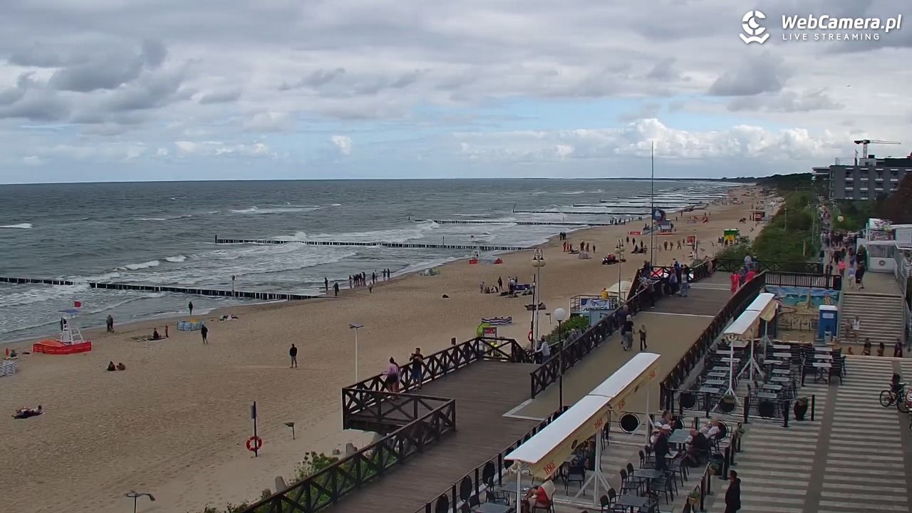 MIELNO - widok na plażę - 07 sierpień 2026, 11:23