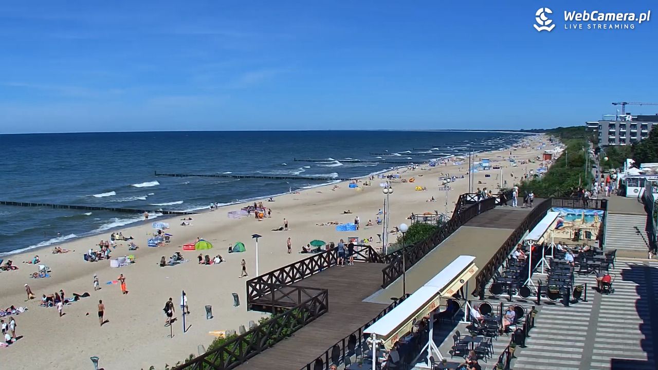 MIELNO - widok na plażę - 22 czerwiec 2026, 15:00