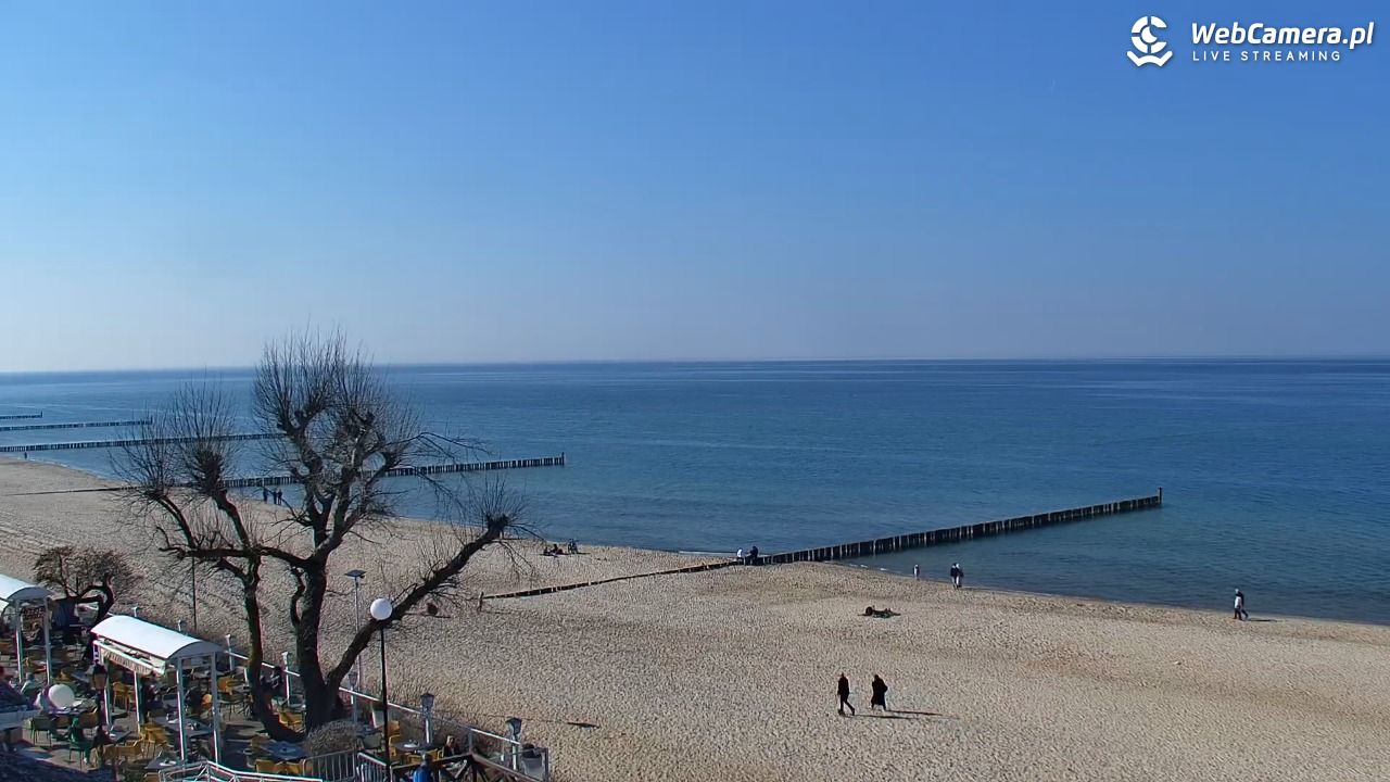 MIELNO - widok na plażę - 22 marzec 2026, 14:02