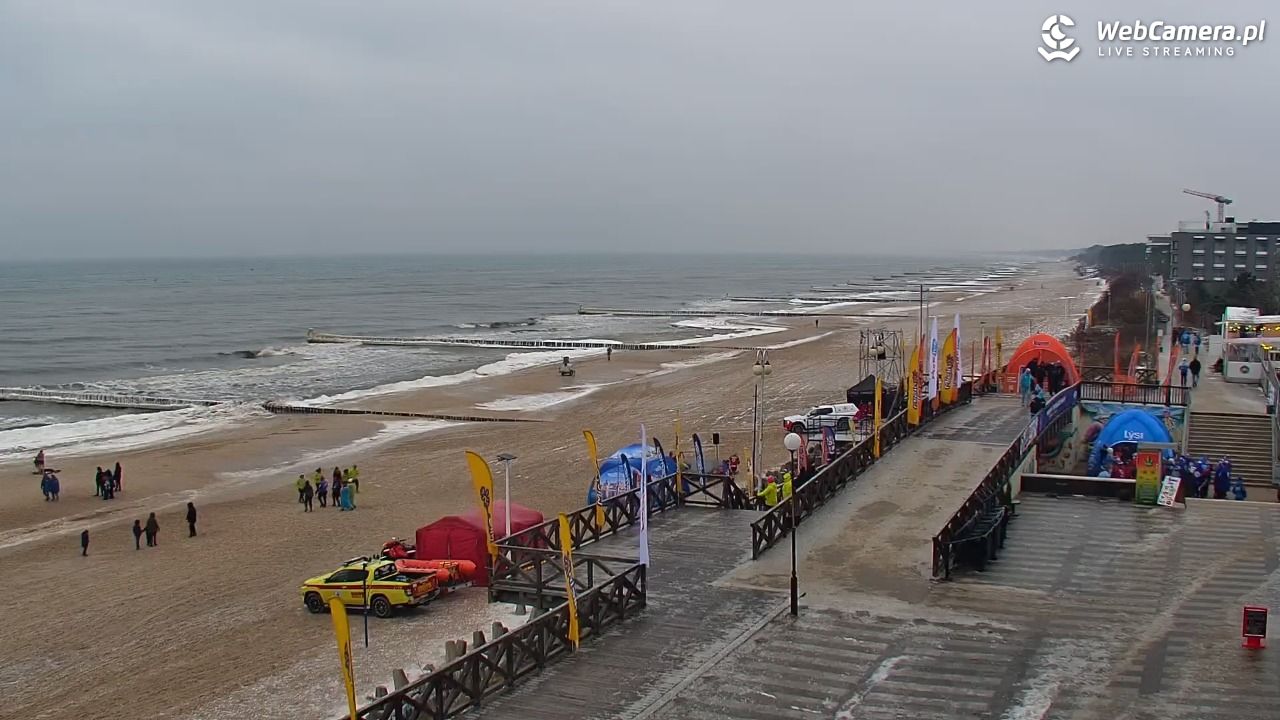 MIELNO - widok na plażę - 05 luty 2026, 15:11