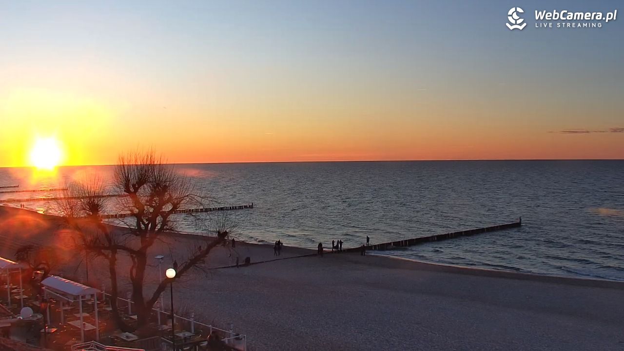 MIELNO - widok na plażę - 21 marzec 2026, 18:03
