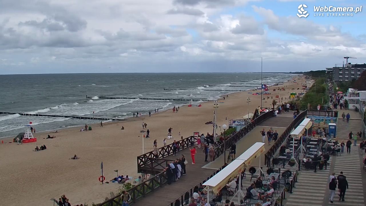 MIELNO - widok na plażę - 07 sierpień 2026, 13:55