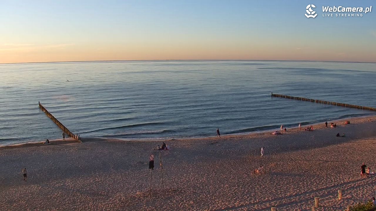 MIELNO - widok na plażę - 23 czerwiec 2026, 21:09
