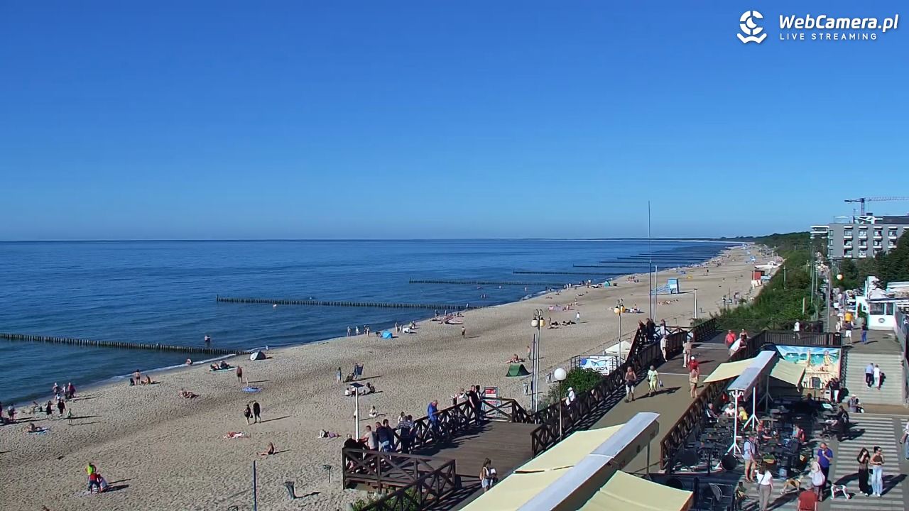 MIELNO - widok na plażę - 23 czerwiec 2026, 18:06