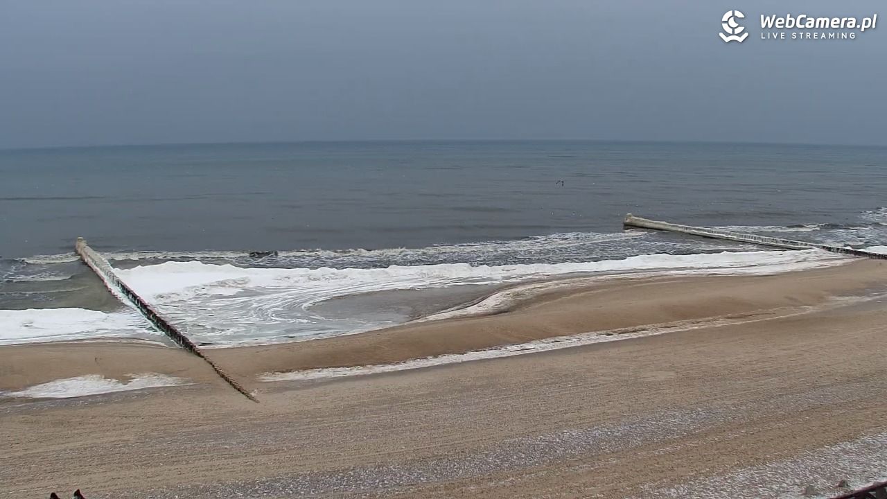 MIELNO - widok na plażę - 05 luty 2026, 09:37