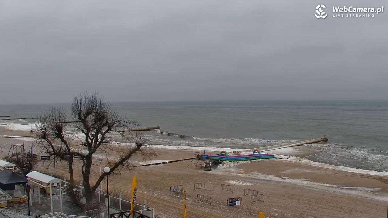 MIELNO - widok na plażę - 05 luty 2026, 14:27