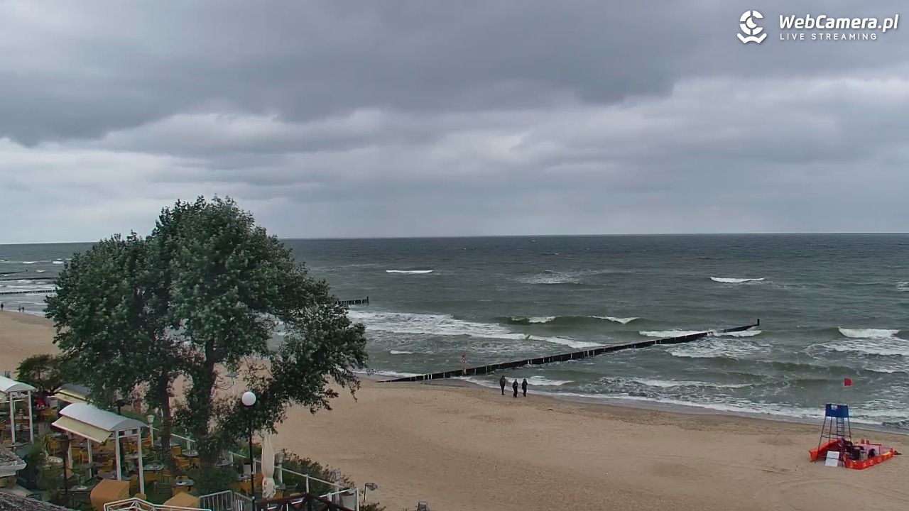 MIELNO - widok na plażę - 07 sierpień 2026, 12:02