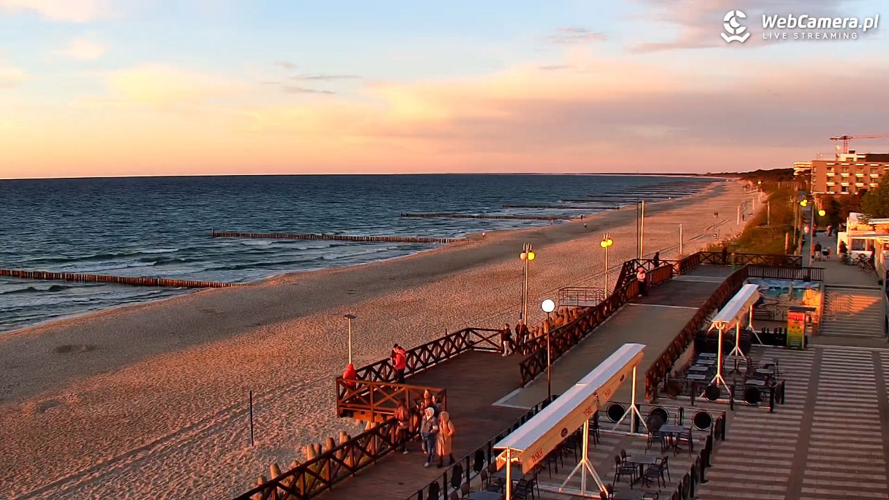 MIELNO - widok na plażę - 07 maj 2026, 20:30