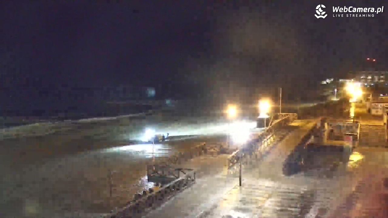 MIELNO - widok na plażę - 04 luty 2026, 19:45