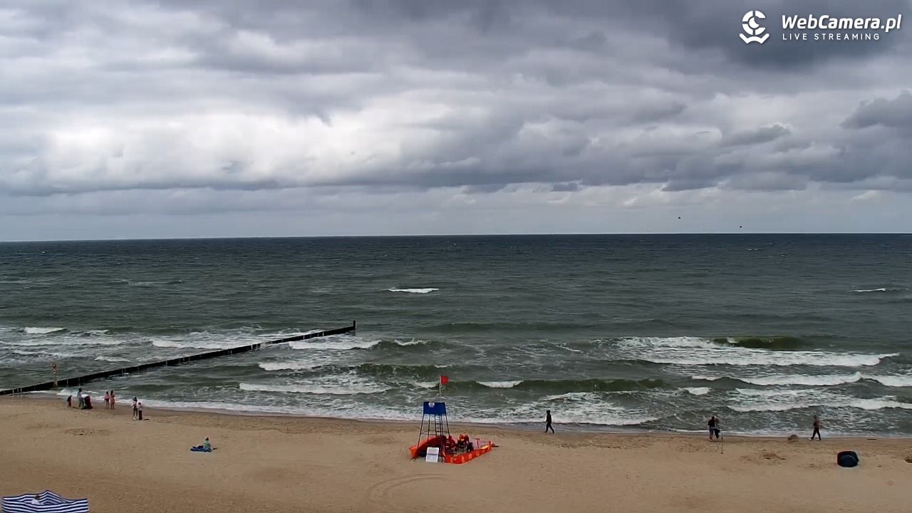MIELNO - widok na plażę - 07 sierpień 2026, 13:54