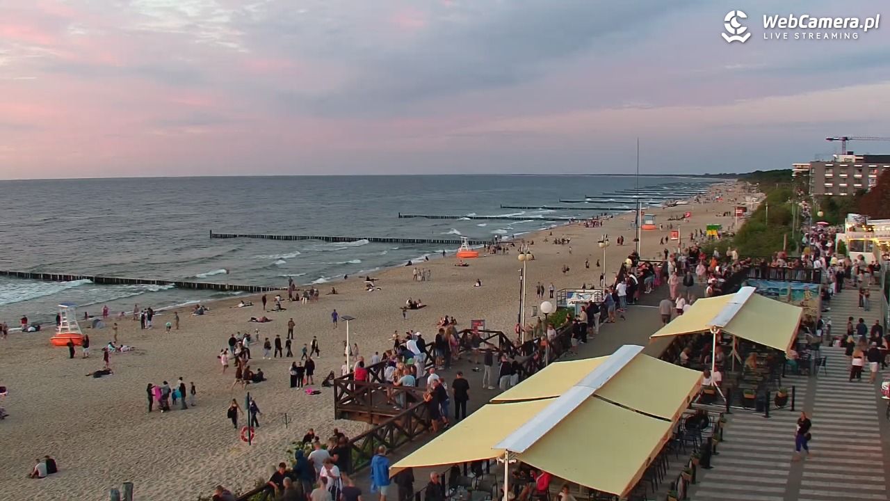 MIELNO - widok na plażę - 06 sierpień 2026, 20:52
