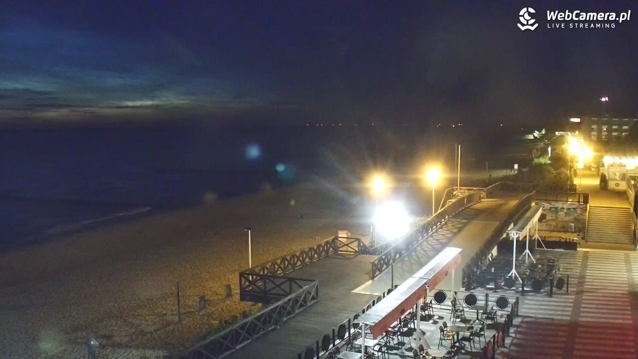 MIELNO - widok na plażę - 23 czerwiec 2026, 00:06
