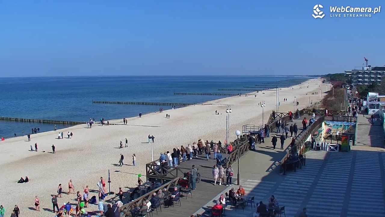 MIELNO - widok na plażę - 22 marzec 2026, 12:14