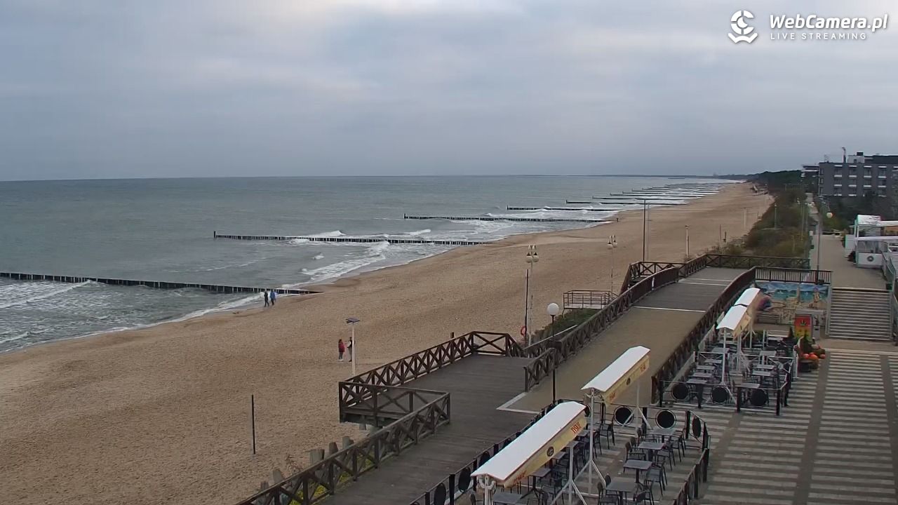 MIELNO - widok na plażę - 04 listopad 2025, 08:14