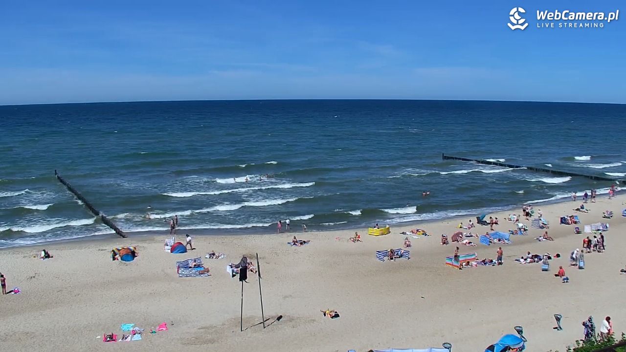 MIELNO - widok na plażę - 22 czerwiec 2026, 14:10