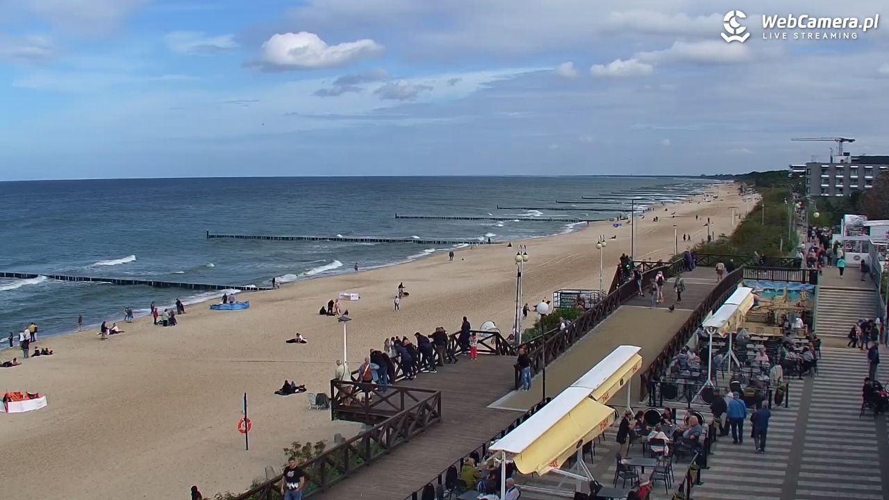 MIELNO - widok na plażę - 19 wresień 2026, 13:11
