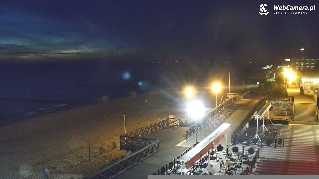 MIELNO - widok na plażę - 23 czerwiec 2026, 00:06