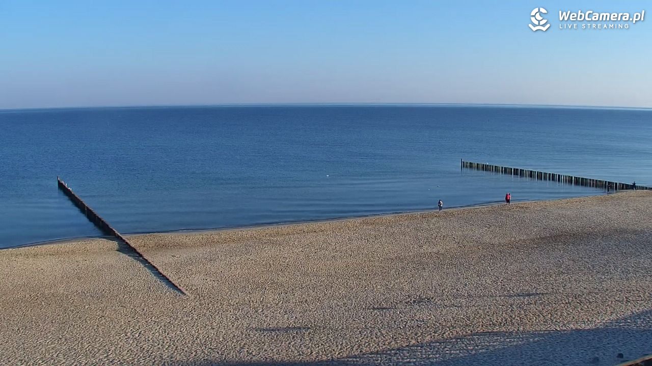 MIELNO - widok na plażę - 22 marzec 2026, 07:35