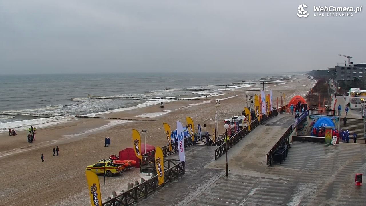 MIELNO - widok na plażę - 05 luty 2026, 15:11