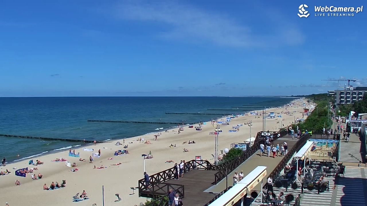 MIELNO - widok na plażę - 23 czerwiec 2026, 13:59
