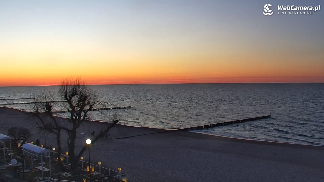 MIELNO - widok na plażę - 21 marzec 2026, 18:22