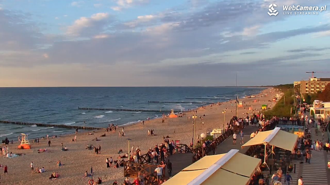 MIELNO - widok na plażę - 06 sierpień 2026, 20:16